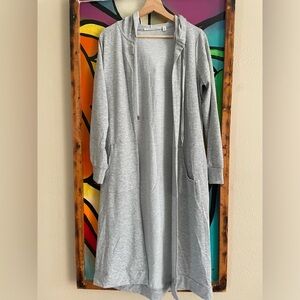 Cyrus Light Gray Knit Cardigan